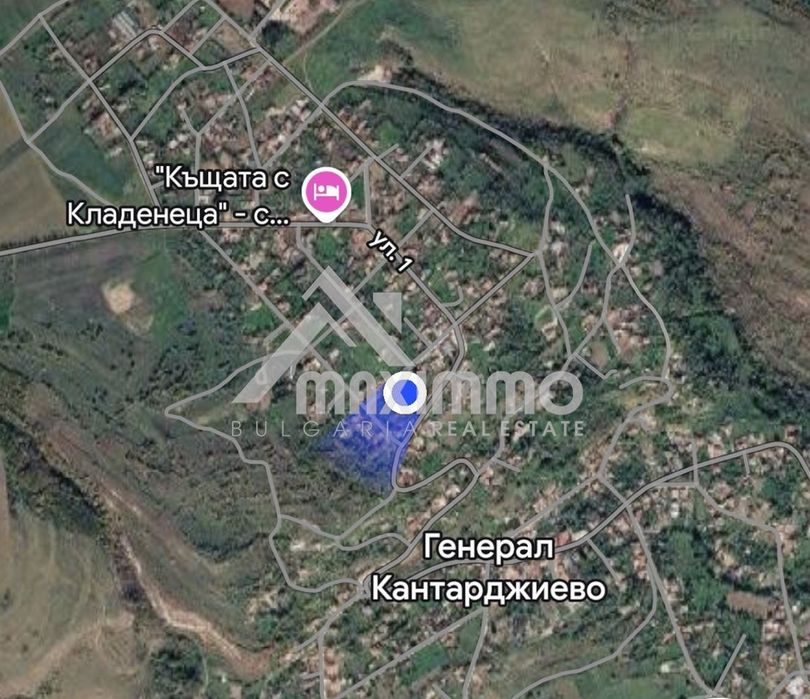 Парцел в Варна, област-с.Генерал-Кантарджиево площ 1195 цена 69500
