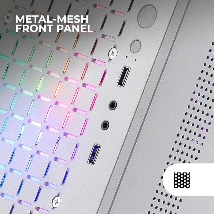 НОВА Кутия за компютър Mars Gaming MC-Core Compact Micro-ATX бяла