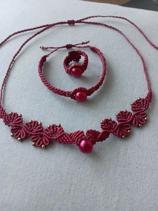 Украшения макраме