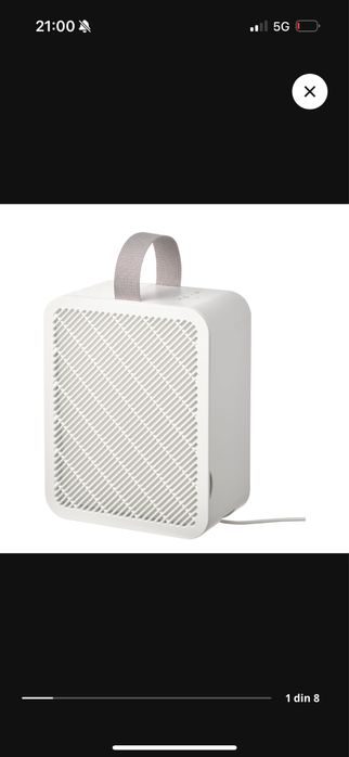 Purificator aer ventilator ikea