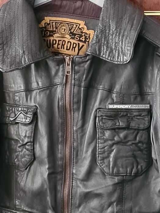 Superdry Кожено яке в много добро състояние
