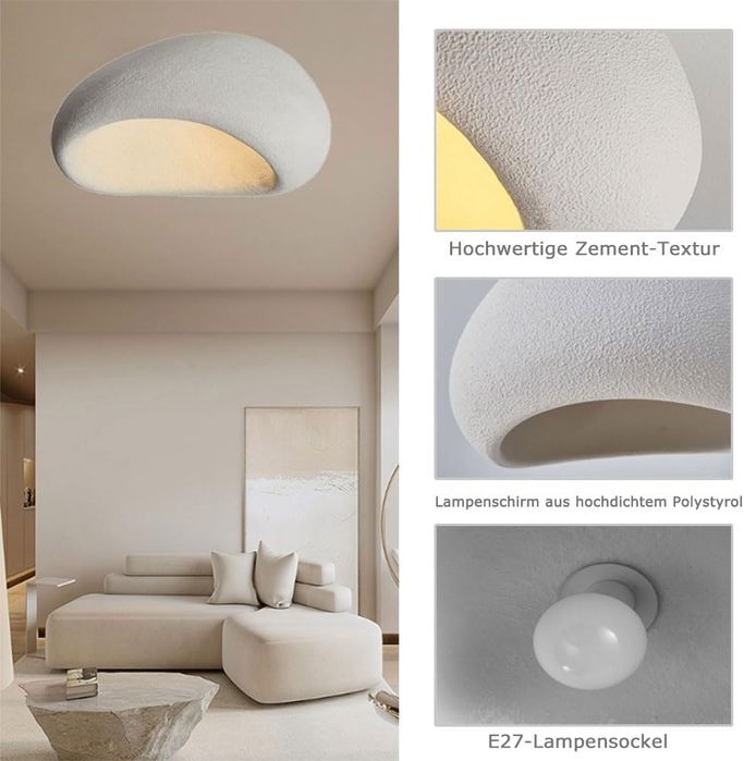 Таванна лампа невисяща Wabi sabi 35 см