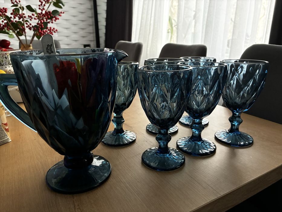 Бокалы с графином на 1,2 литра