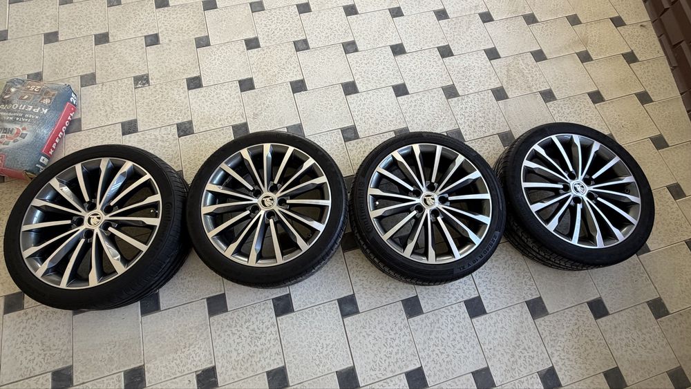 Колеса R18 Skoda комплект.