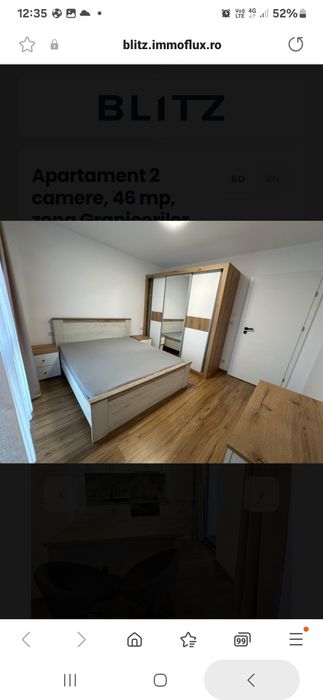 Apartament de închiriat str Grănicerilor 2 cameri. Open Space.  0752533119