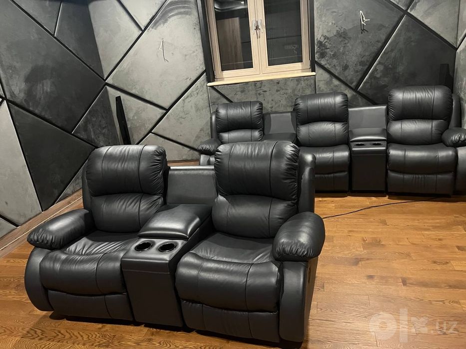 Uy kinoteatri uchun mo‘ljallangan premium reklayner kreslolar komplekt