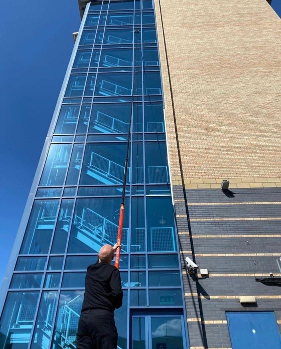 Фасад и окон мойка, клининг