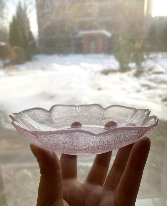 Стеклянные тарелочки