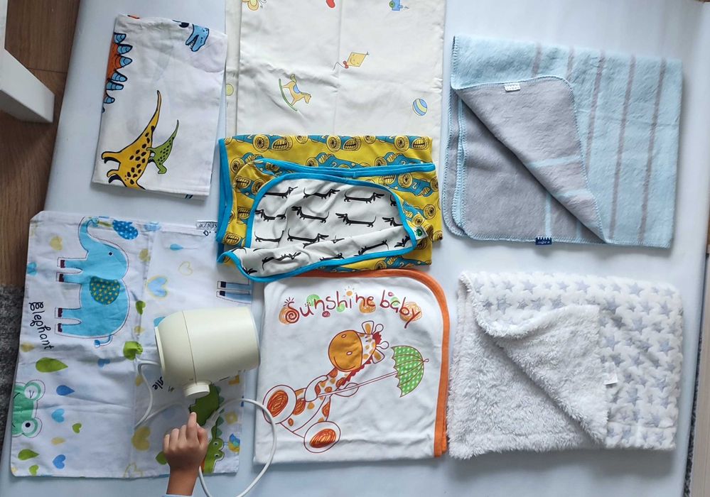 Сет бебешко одеало ,Дебели и тънки,уред за затопляне на храна Philips