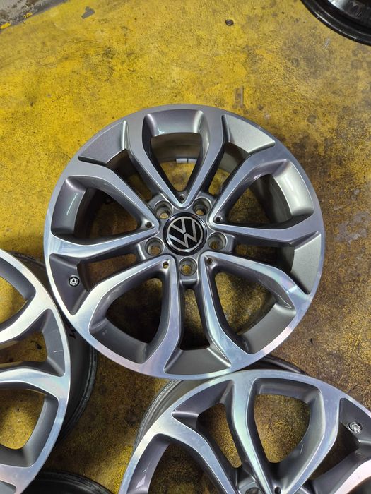 4 Jante Aliaj 5x112 17'' OE VW Golf Passat Touran Sharan Tiguan T-ROC Scirocco / Skoda Octavia Karoq Kodiaq YETI