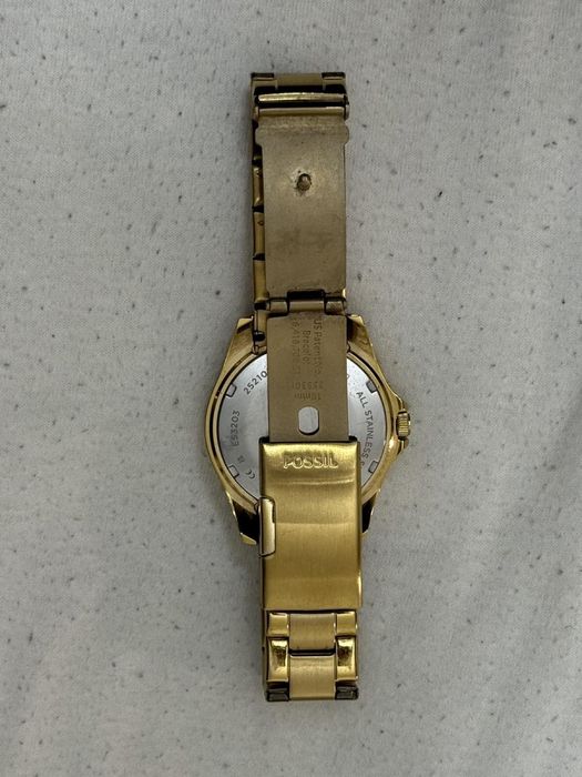 Дамски часовник FOSSIL ES3204 – златист с кристали