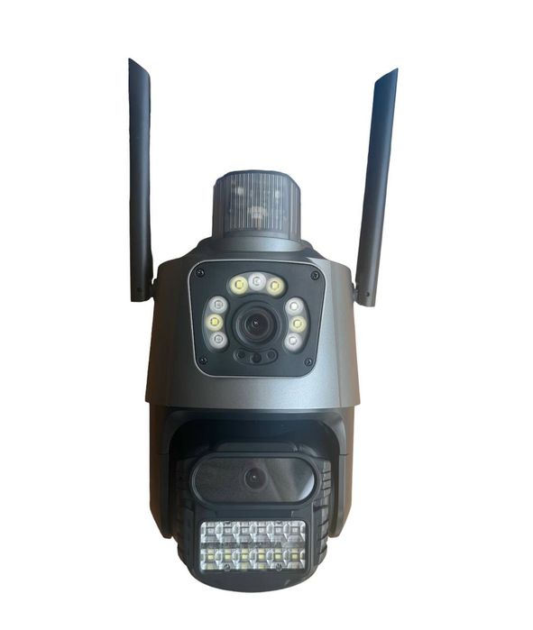 P-11 Безжична 2,4/5G Wi-Fi Камера ICSEE 2х12MP 8 X ZOOM цветно нощно