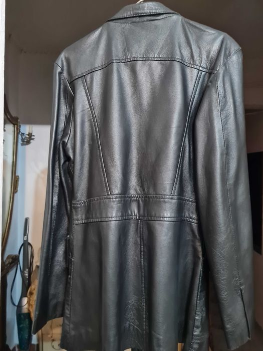 Haina piele, dama,cambrata pe corp.piele foarte fina