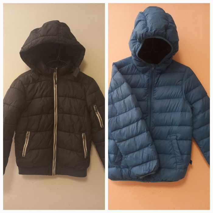 Две детски зимни якета 140 см