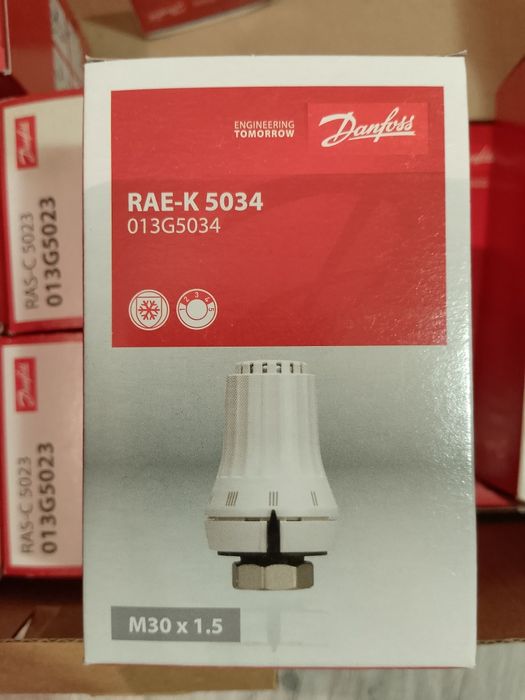 Danfoss термоголовка, термостатический клапан