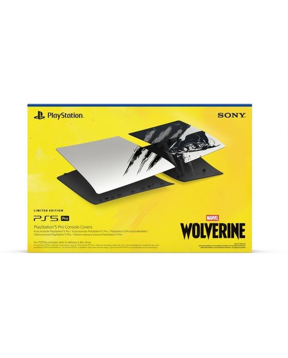 Панели за конзола PlayStation 5 Pro – Marvel’s Wolverine Adamantium Limited Edition