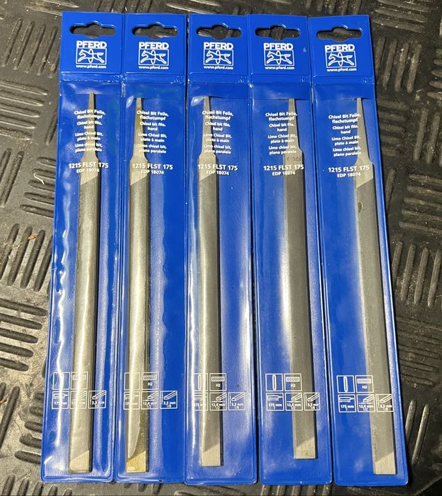 Set 5 pile speciale Pferd pt lant drujba, pt ascutire “square filling”