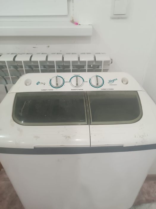 Стиральная машина Magna, б/у, минус жок