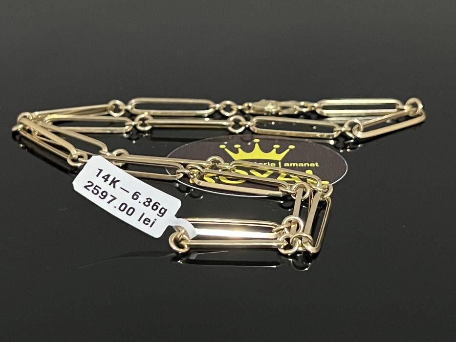 Bijuteria Royal CB : Lant aur 14k 6,36 grame