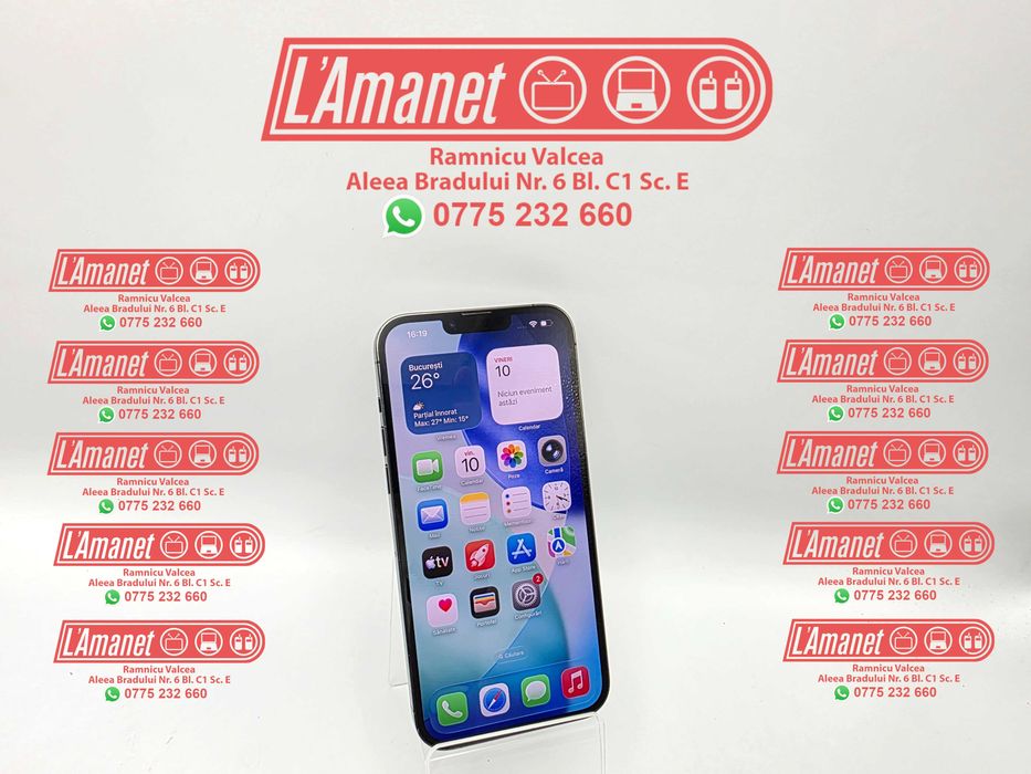 iPhone 13 Pro Max Black 128GB Codat Orange Stare Buna Bateria 100%