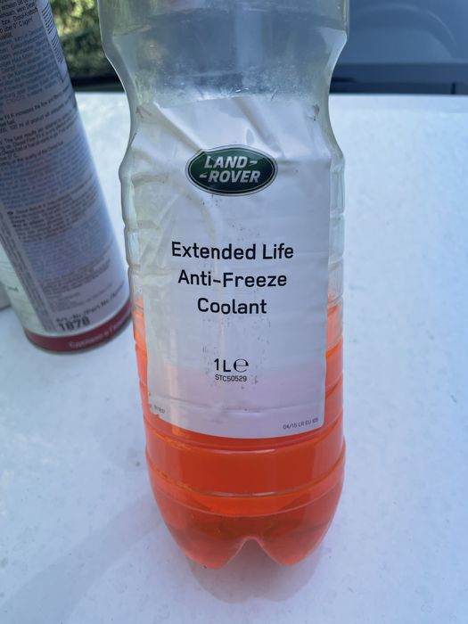 Антифриз на Range Rover