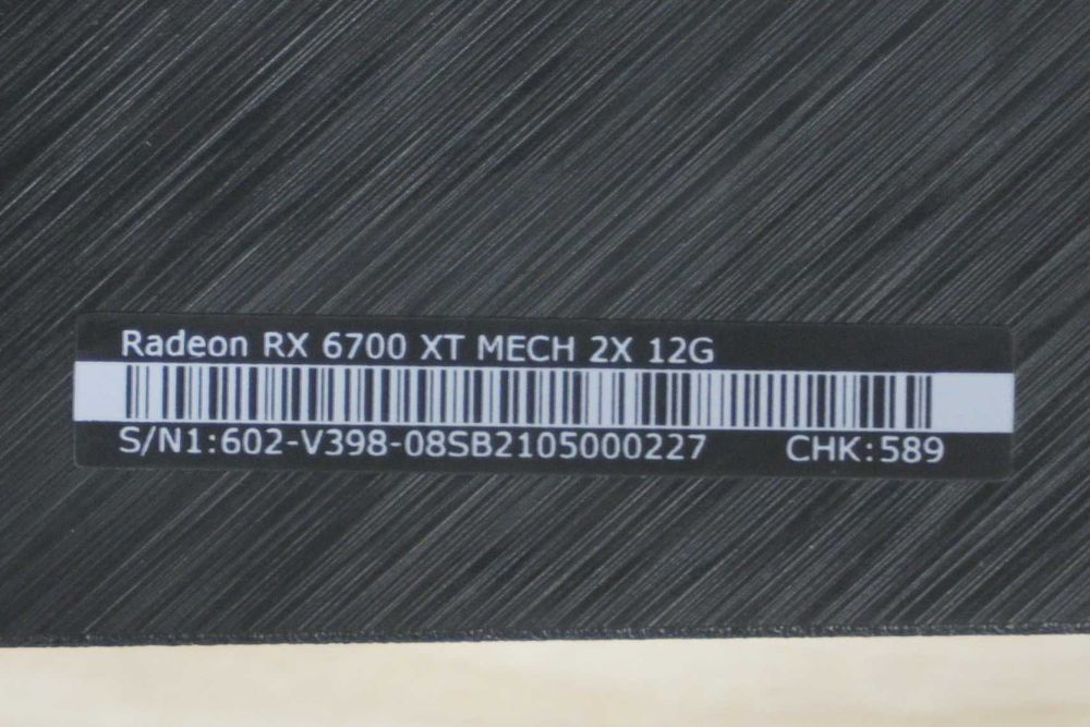 GPU RX 6700 XT 12GB MSI MECH AMD Radeon Videocard / Вкл.ДДС