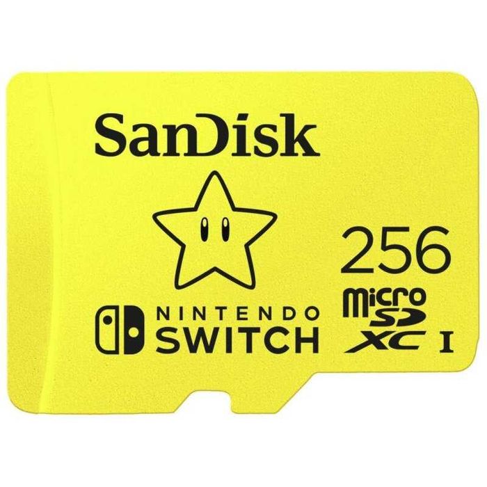 SanDisk micro SDXC pentru Nitendo Switch, 256 GB, U3 CashGen