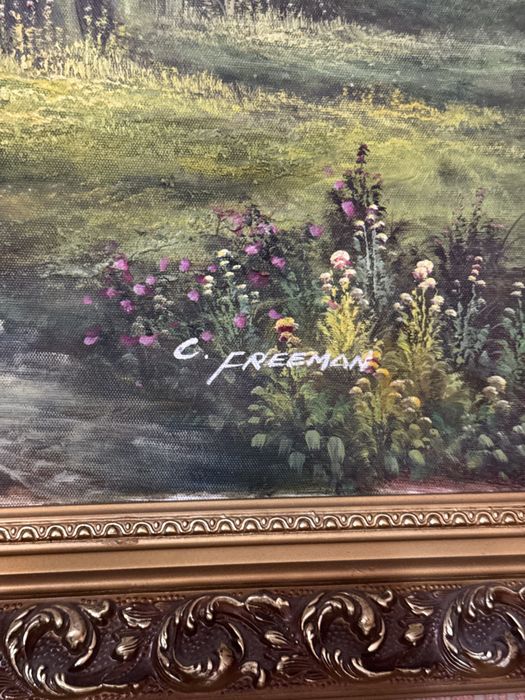 Картина в раме 100×70 см — 35 000 тг