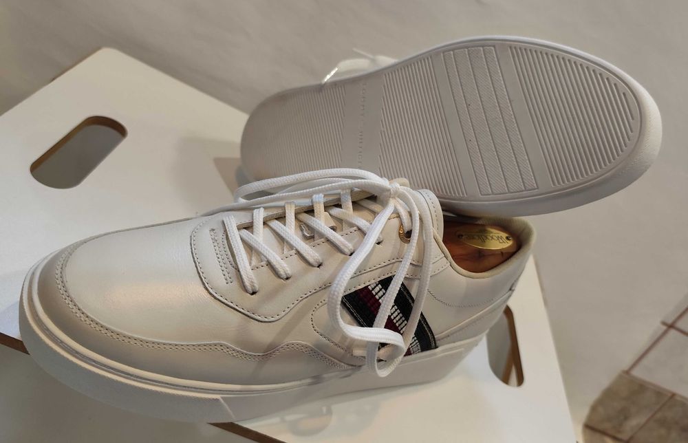 Pantofi sport casual 40 39 premium Tommy Hilfiger NOI piele naturala