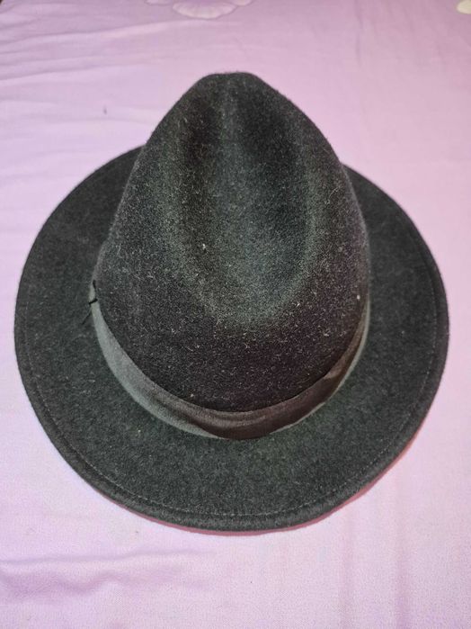 Pălărie Fedora pentru bărbați cu bandă