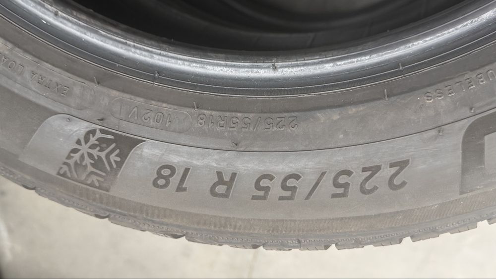 Vand 4 anvelope 225/55/18 michelin de iarnă ca noi