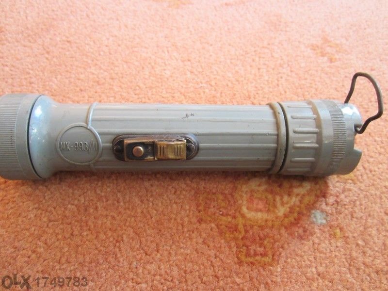 прожектор с антикварна стойност Fulton Mx993/u Military flashlight +ин