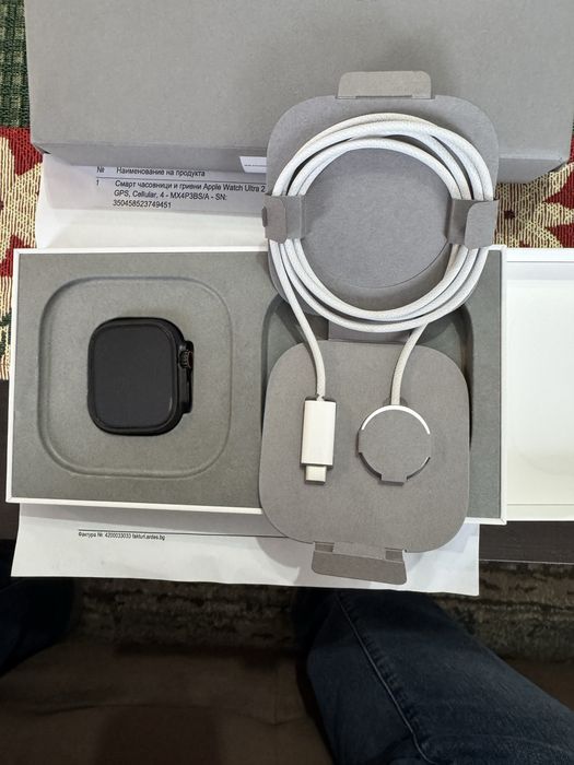 Часовник  apple ultra 2 black в гаранция