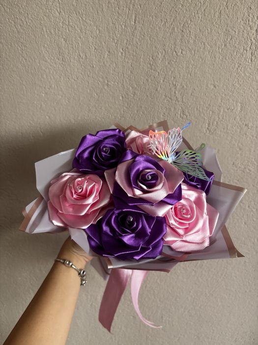 Букет от вечни рози