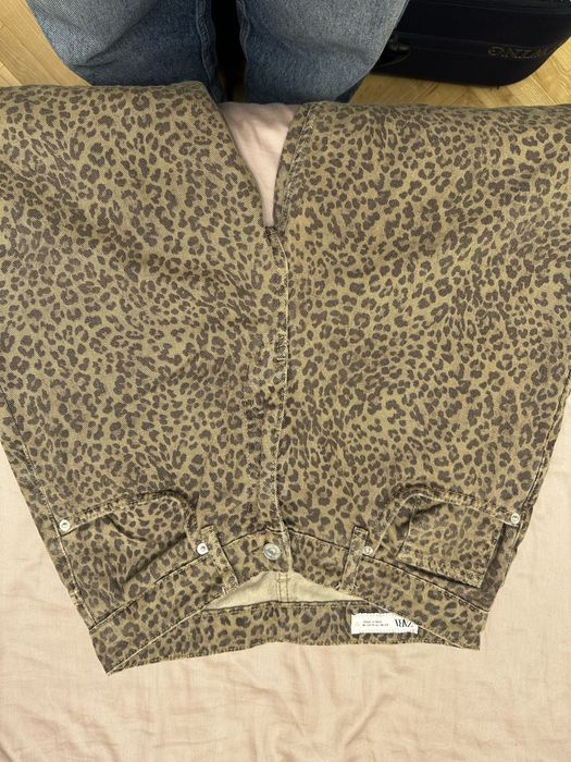 Дънки от зара животински принт