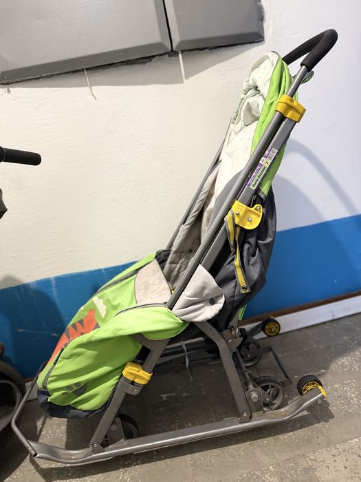 Санка на колесах