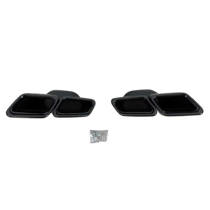 Черни AMG Накрайници за Mercedes E-Class W212 и S-Class W222 – Gloss Black