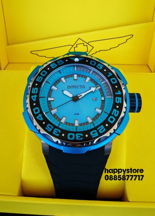 INVICTA Chrononaut Blue 52 mm, Инвикта нов ръчен часовник