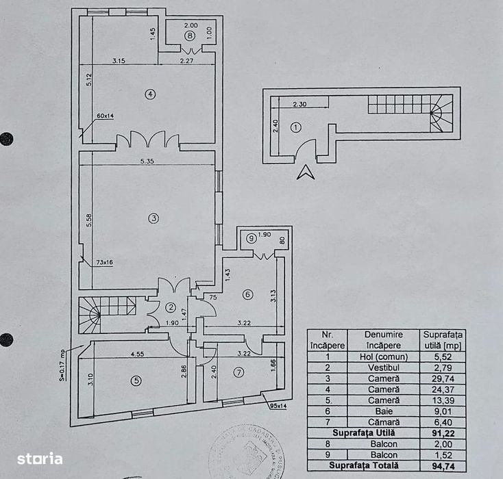 apartament in casa p+1, ultracentral