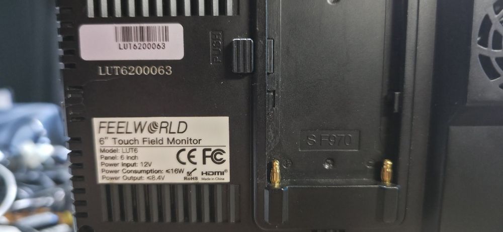 Monitor 6 "4k Feelworld ultra bright