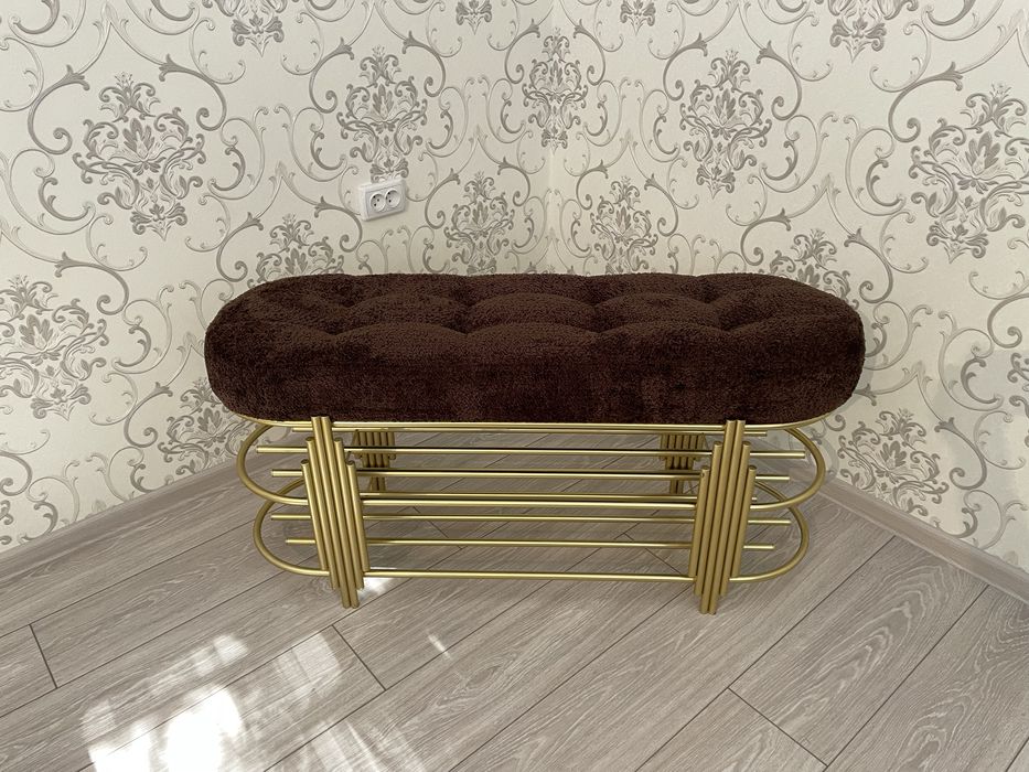 Дизайнерский пуфик. Pufik. Yumshoq mebel. Oyoq kiyim uchun pufik