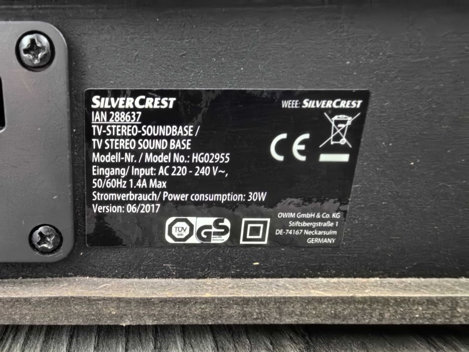 Soundbar TV,slim,bluetooth,USB,HDMI,AUX,cu subwoofer activ,sunet HI-FI