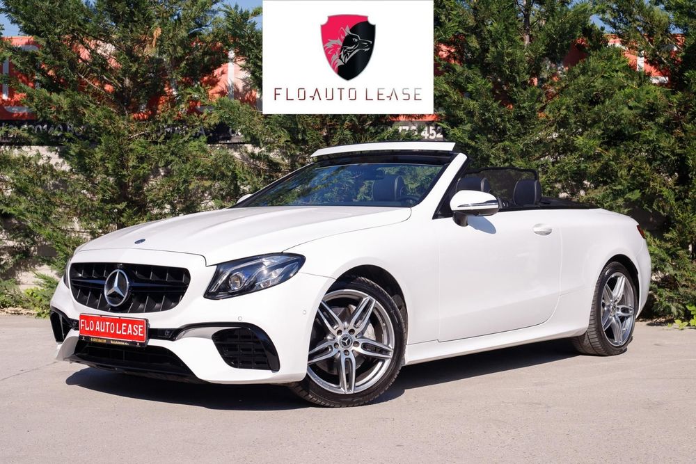 Mercedes-Benz E Pachet AMG, Cabrio, air scarf, camera 360, scaune incalzite