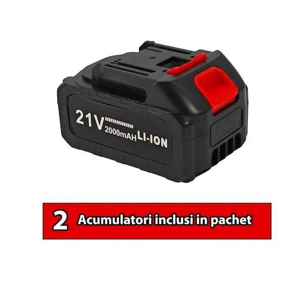 Masina profesionala  aparat de tuns oi cu 2 acumulatori 48v  6000mAh kit complet + cutie transport