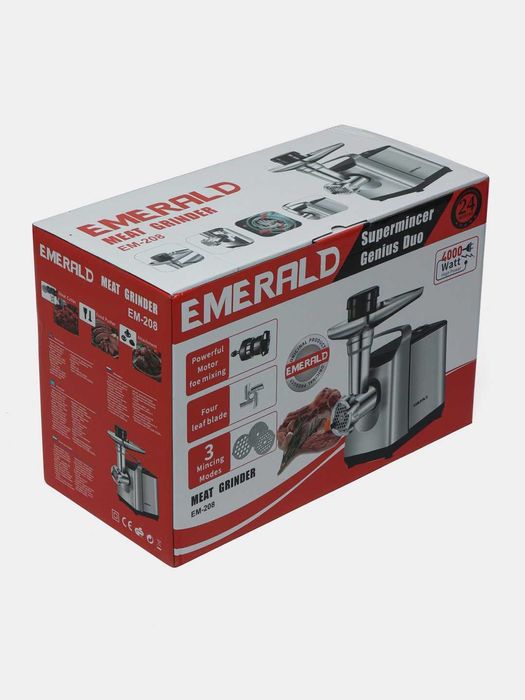 Доставка! мясорубка misarobka Emerald EM-208, 4000 Вт Yuqori sifat