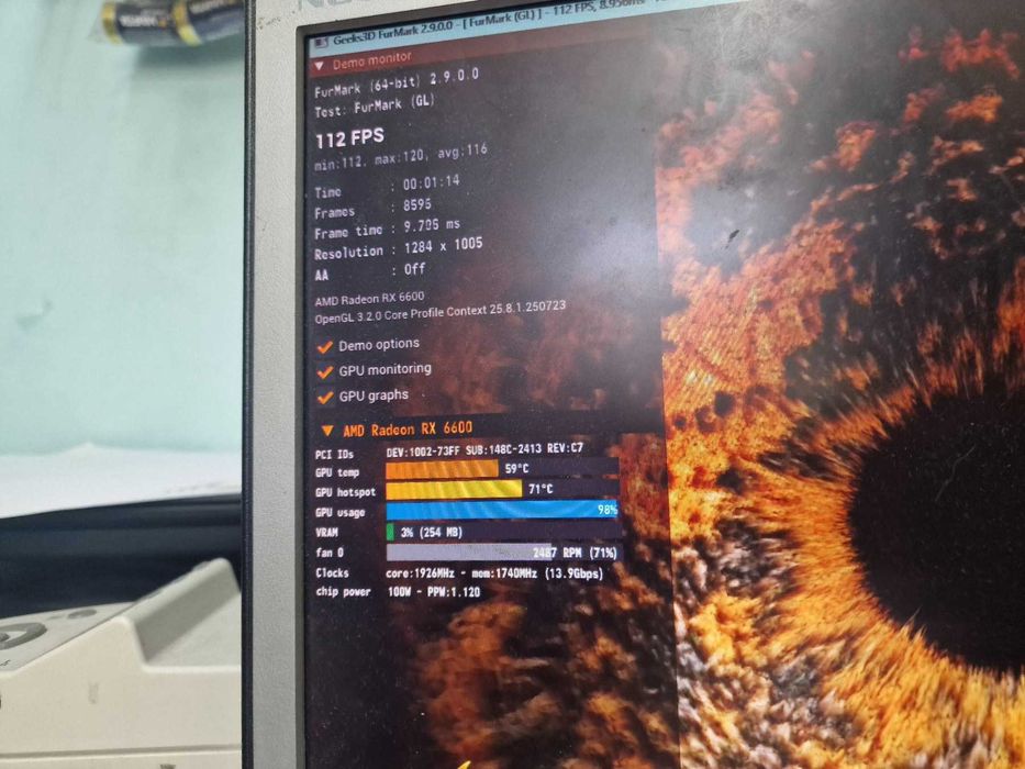 AMD Radeon XFX Swift 210 6600 8GB DDR6 Гаранция 3 месеца