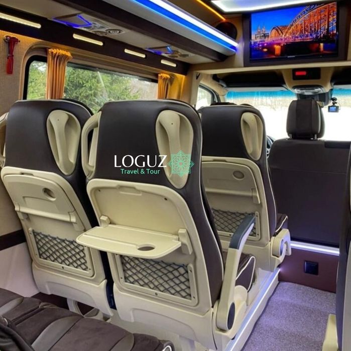Komfortli va xavfsiz sayohat uchun O'zbekiston bo'ylab mikroavtobus