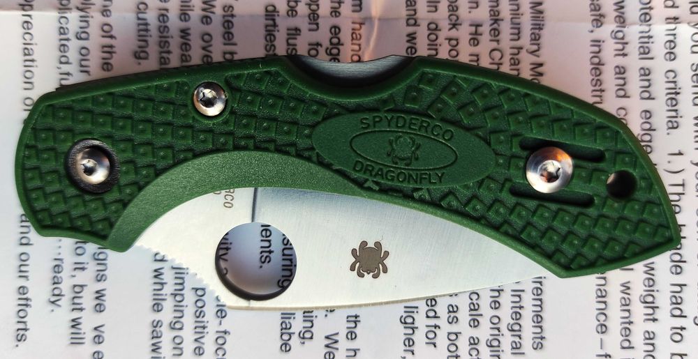 Сгъваем нож Spydercо Dragonfly 2 / Spiderco Roadie Slip Joint C189