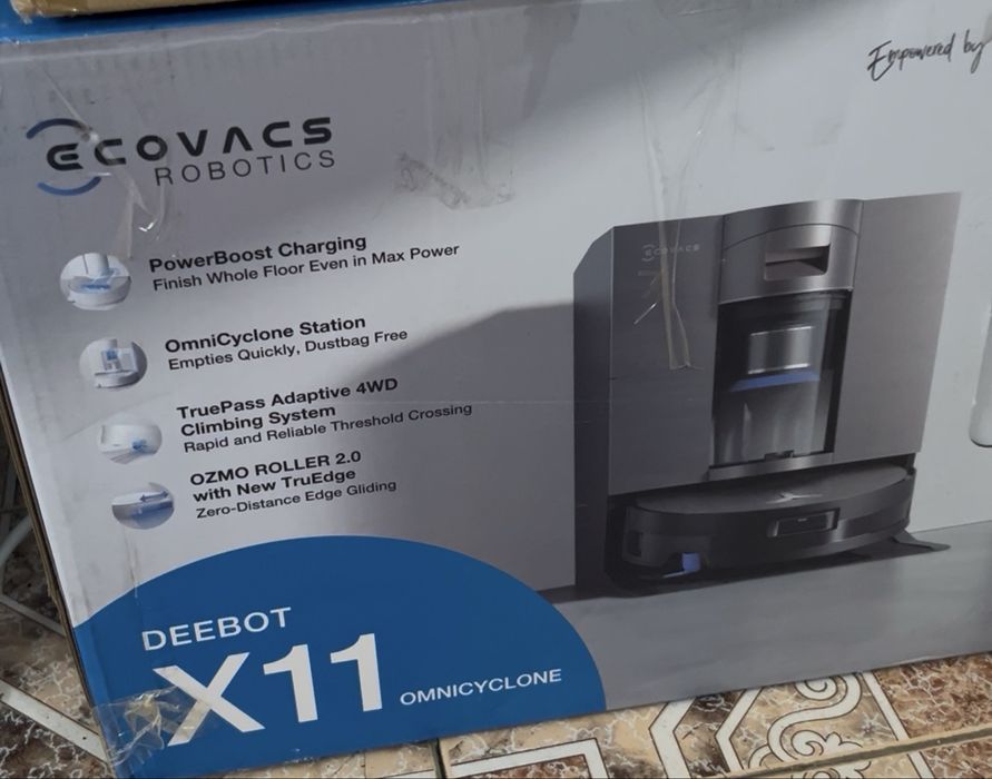 Робот прахосмукачка DEEBOT X11 OmniCyclone Ecovacs