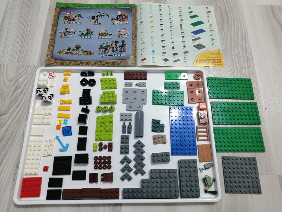 Pachet 2 seturi LEGO Minecraft: 21158 + 21162